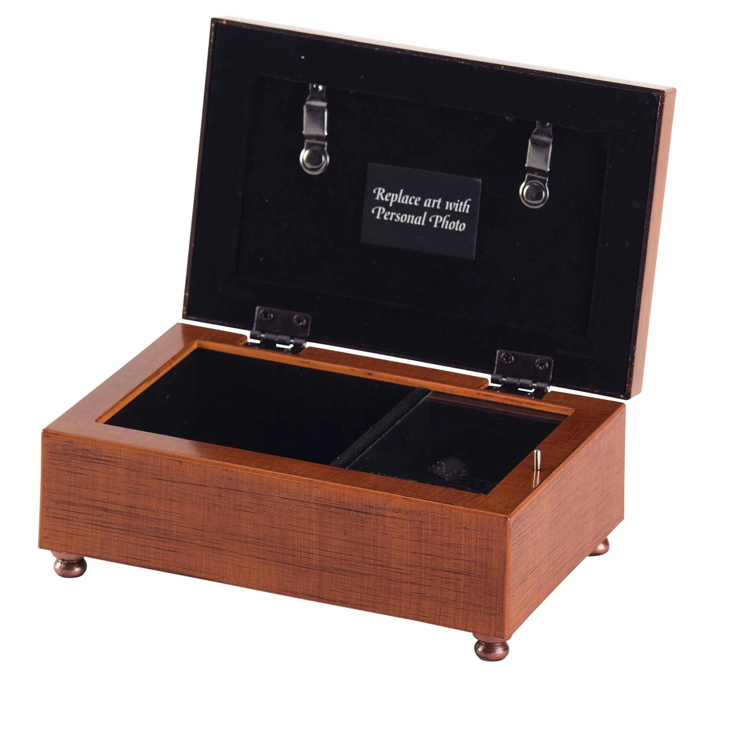 The Reunion Heart - Woodgrain - Music Box