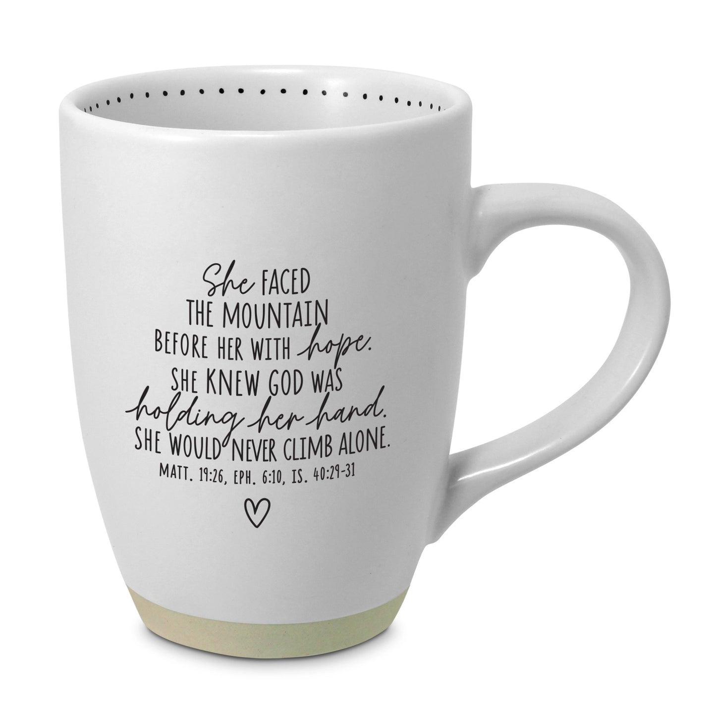 Mug - She faced the mountain