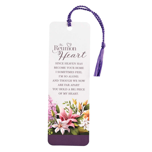 The Reunion Heart Bookmark - Floral