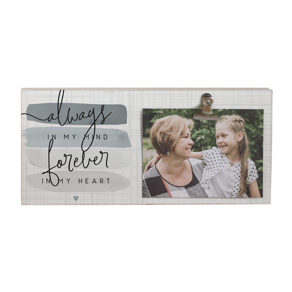 "Always in my mind" Picture clip Block Sign