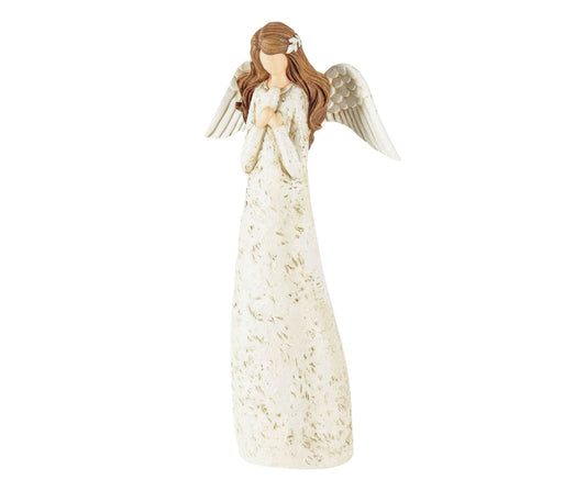 Angel with Heart - Rustic Ivory