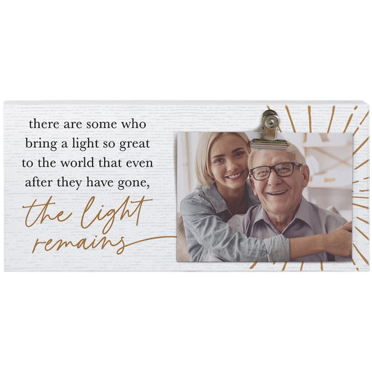 Picture Clip Sign "there are some who bring a light so great..."